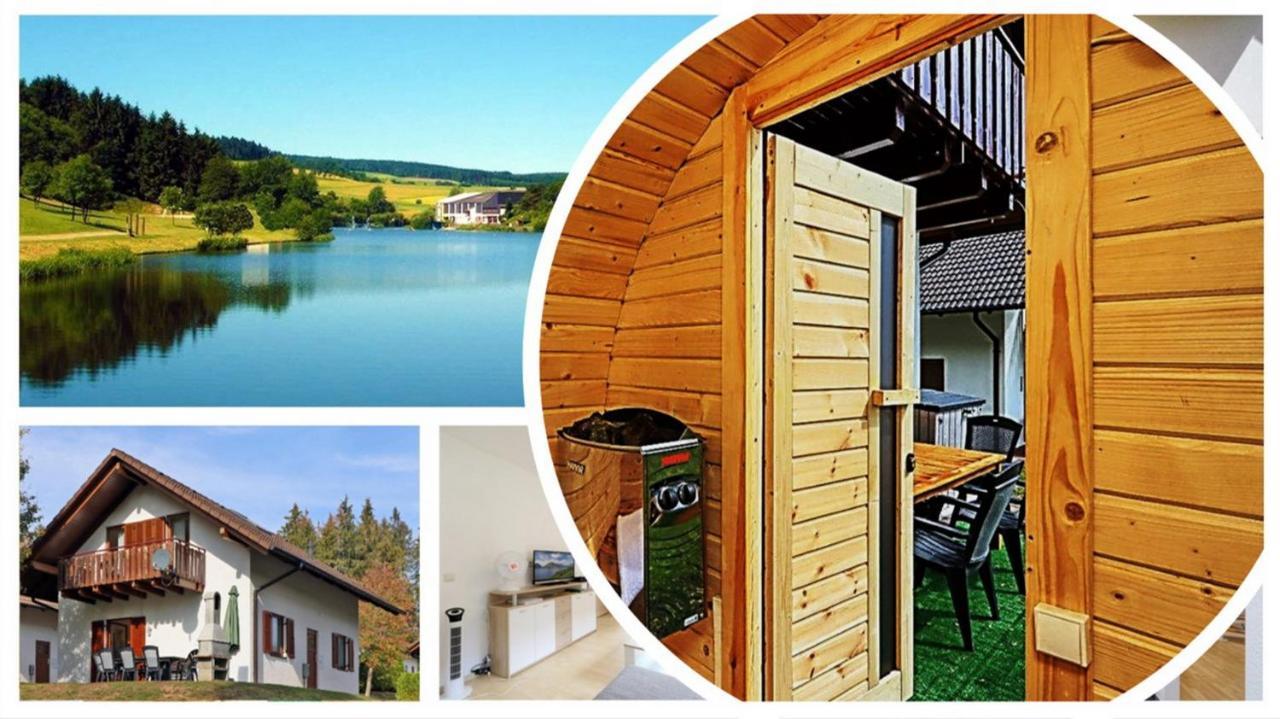Seepark Kirchheim Ferienhaus Bei Vera Mit Sauna Eksteriør bilde